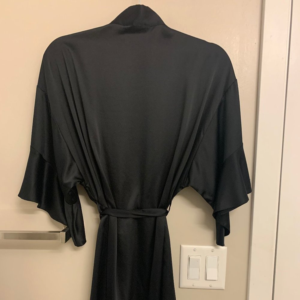 Victoria Secret black bathrobe
